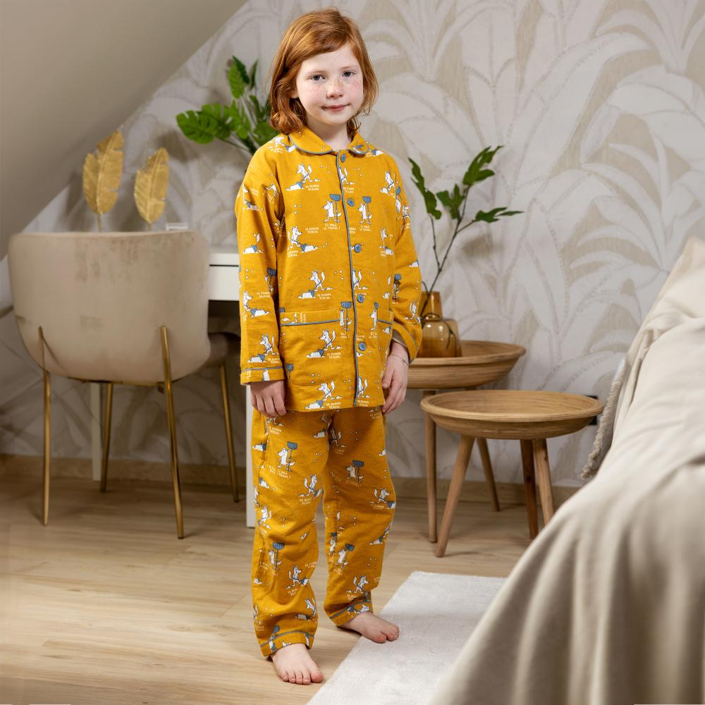 Pyjama flannelle - Kid - Ocre