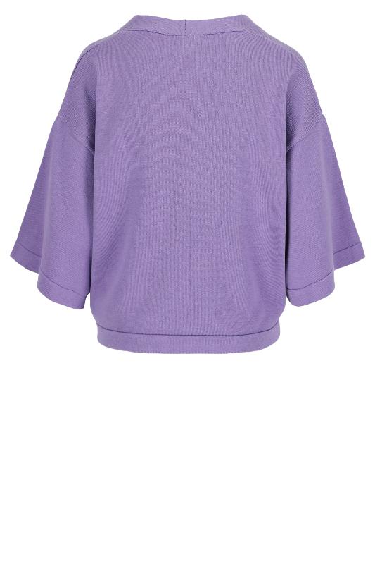 Améline - Cardigan maille - Accesse - Paisley purple