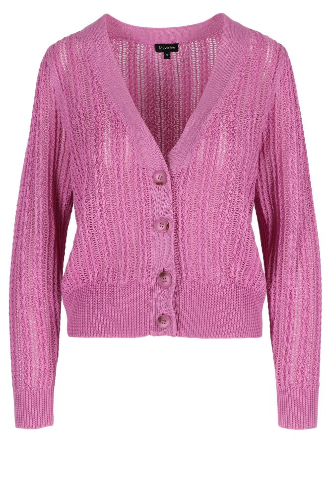 Mayerline - Cardigan Maille - Ansley - Opera Mauve