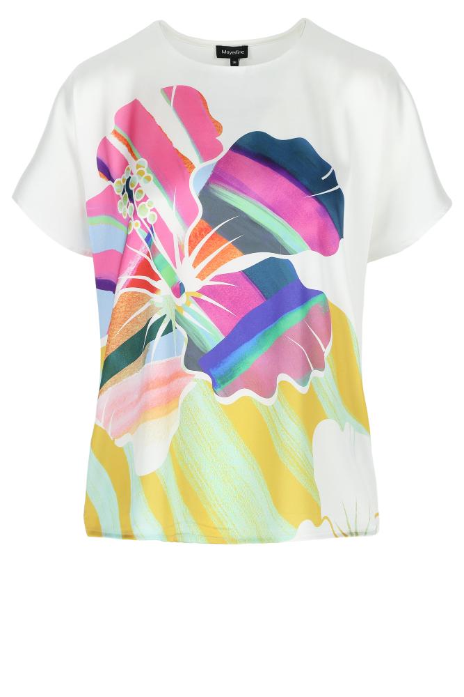 Mayerline - T-Shirt - Jadie-V - Whisper White