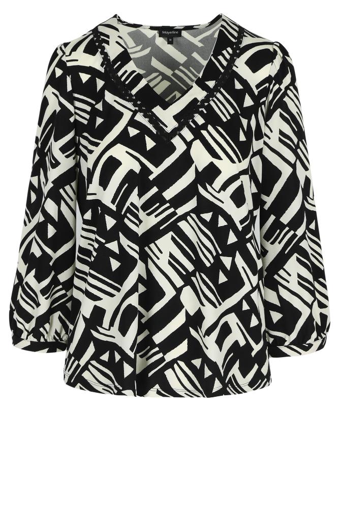 Mayerline - Blouse En Jersey - Junes1 - Black Beauty