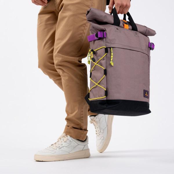 Sac à dos Roll top - Taupe - Marron