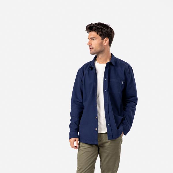Surchemise en denim - Marine - Bleu