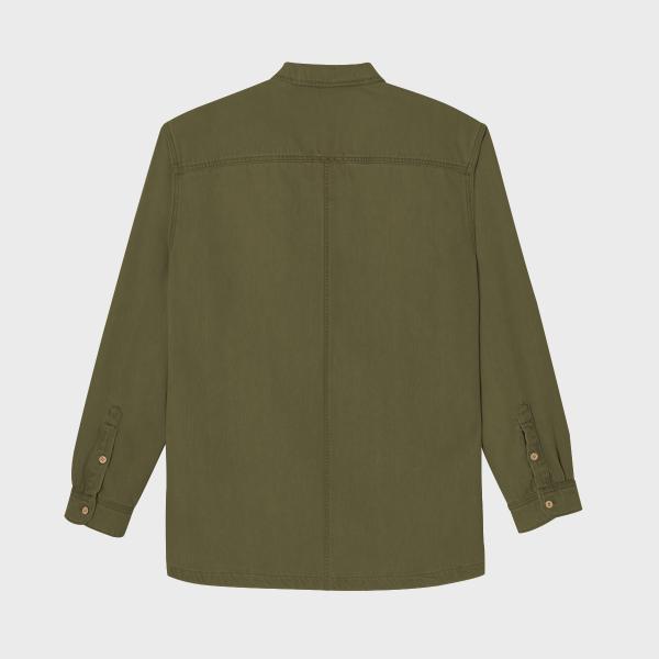 Surchemise en denim - Kaki - Vert