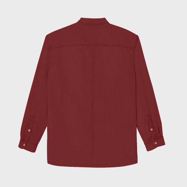 Surchemise en denim - Bordeaux - Rouge