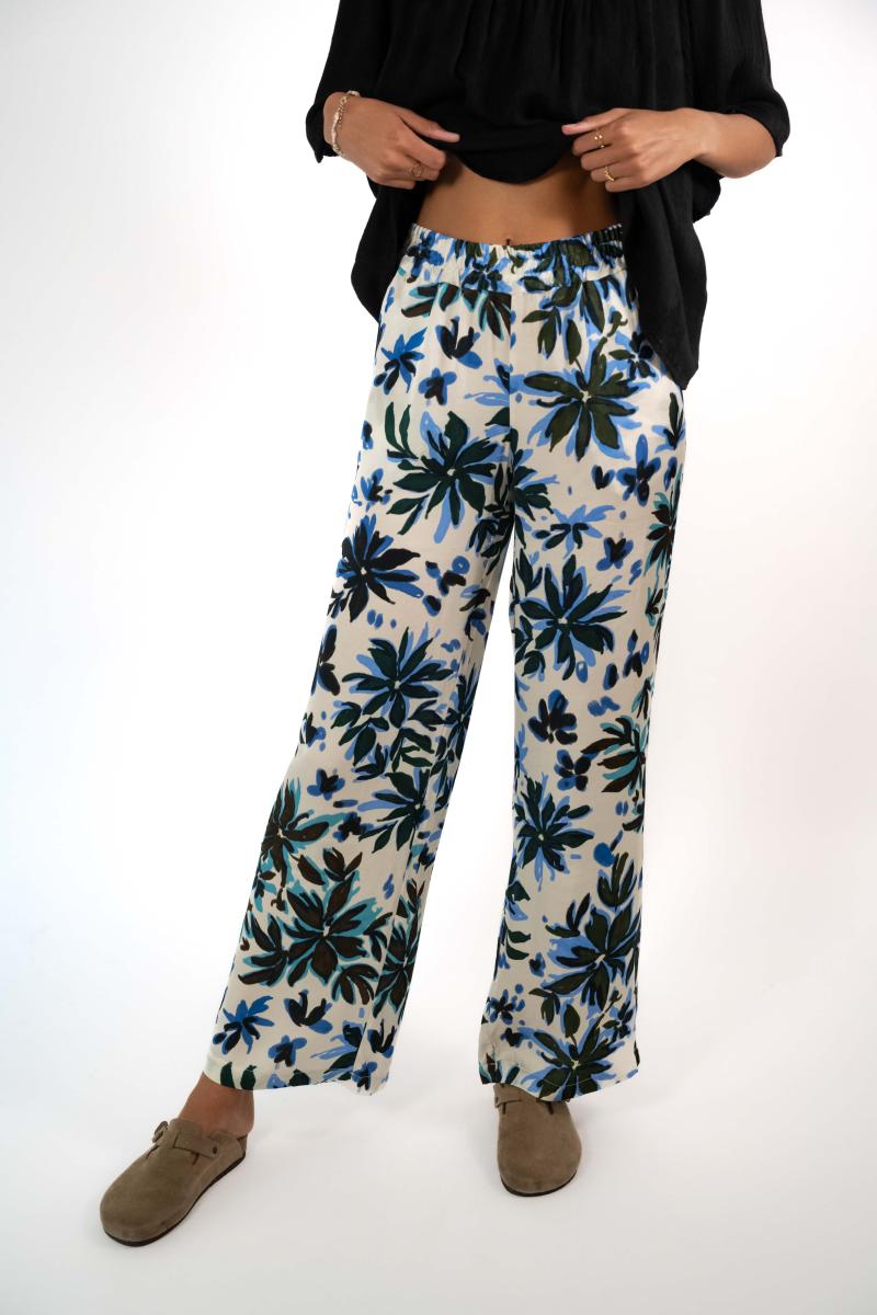 Pantalon - Seven - Blue Flowers