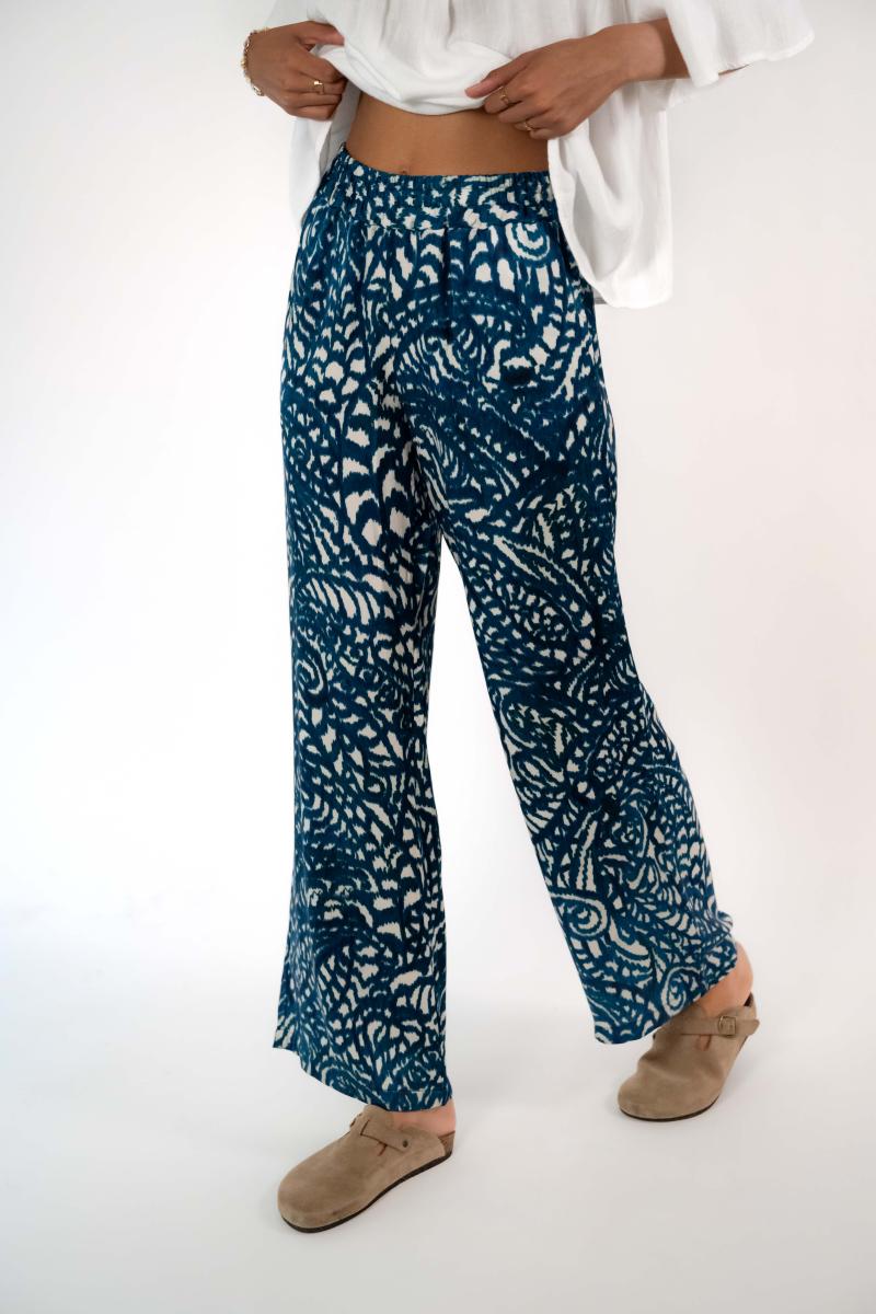 Pantalon - Seven - Indigo Flowers