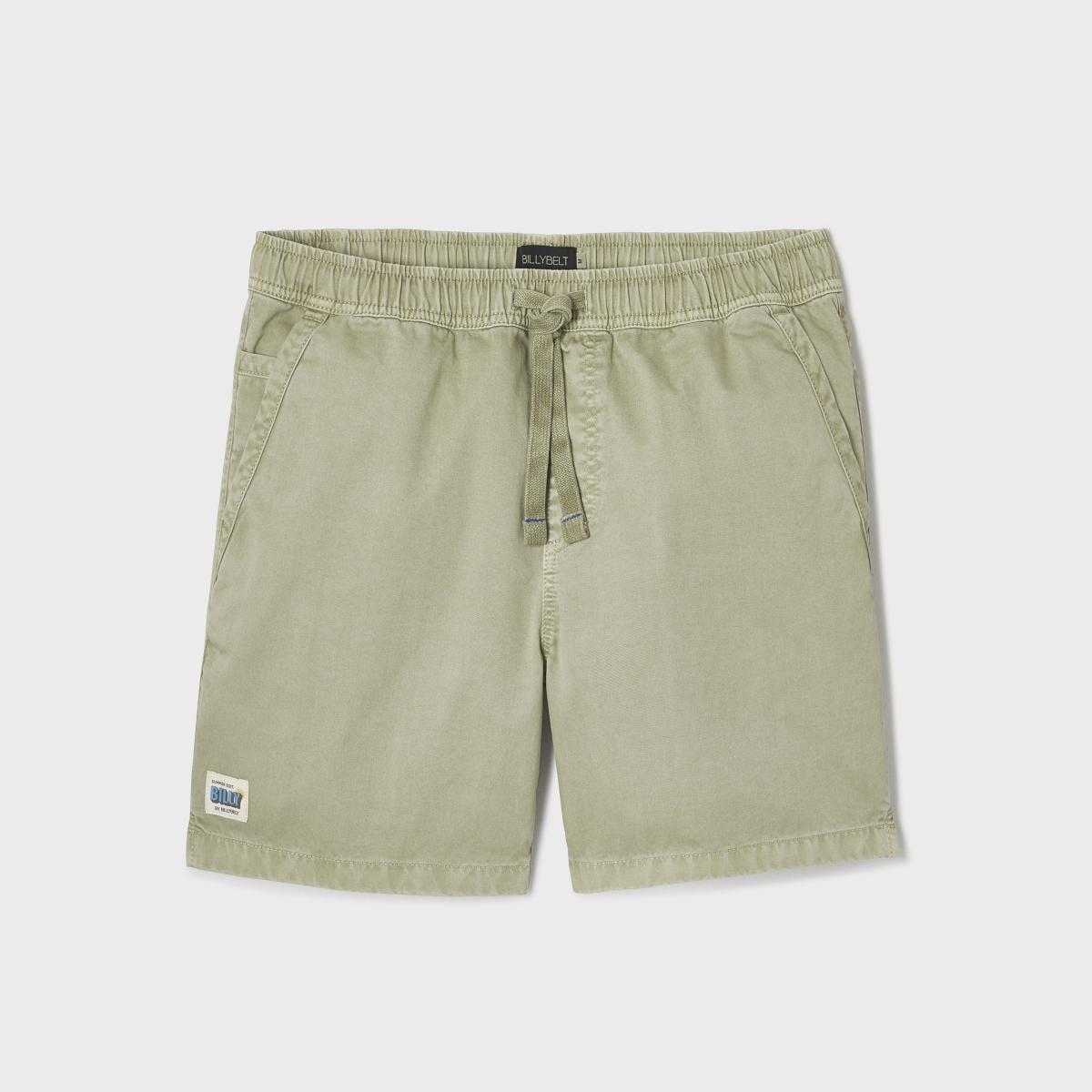 Short en coton - Vert anis
