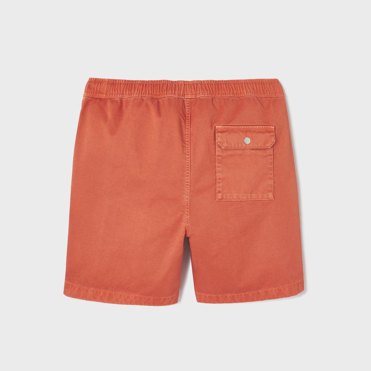 Short en coton - Bleu jean