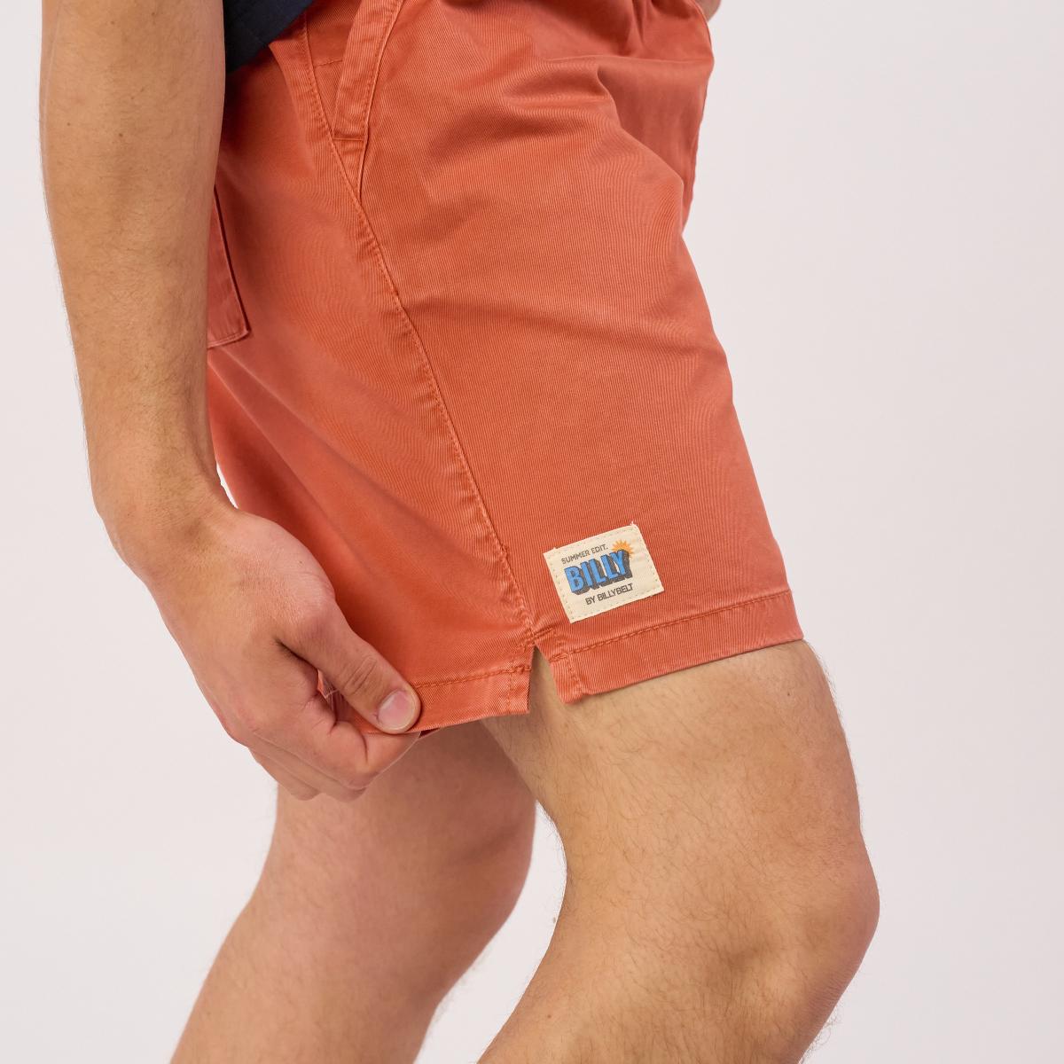 Short en coton - Bleu jean