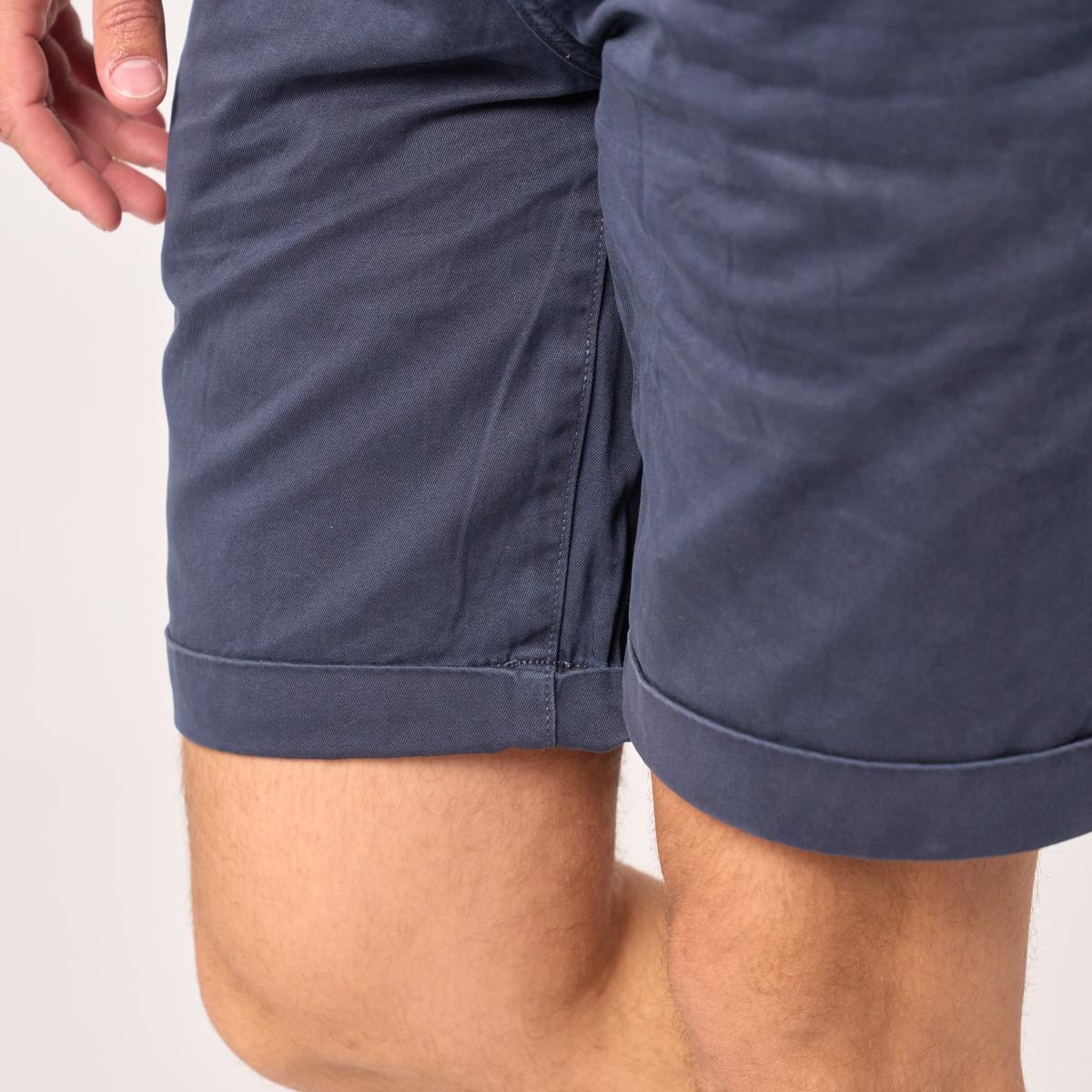 Bermuda en 100% coton bio - Bleu