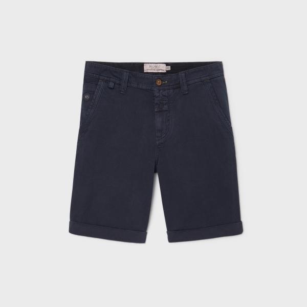 Bermuda en 100% coton bio - Bleu