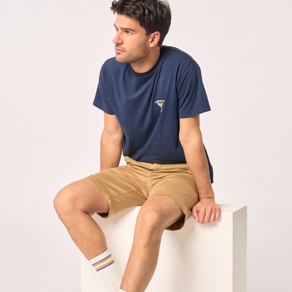 Bermuda en 100% coton bio - Beige