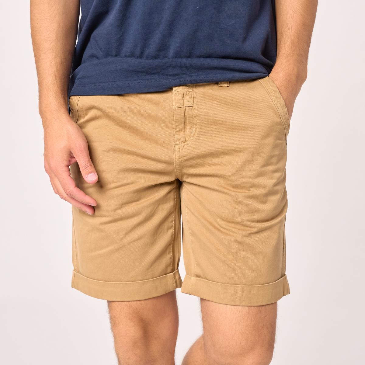 Bermuda en 100% coton bio - Beige