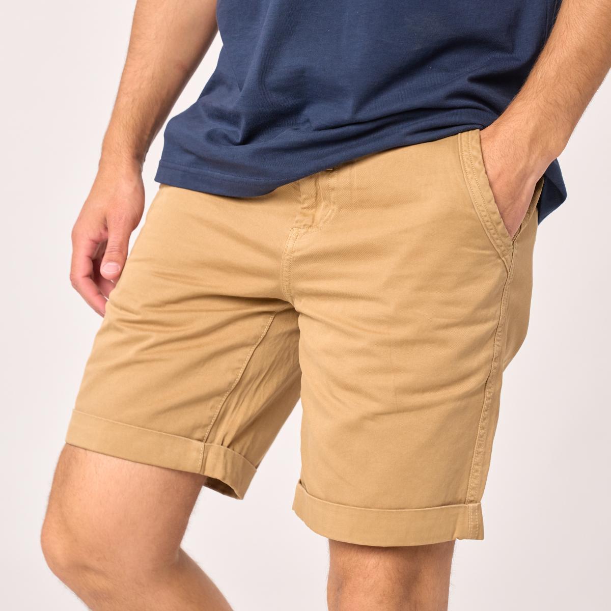 Bermuda en 100% coton bio - Beige