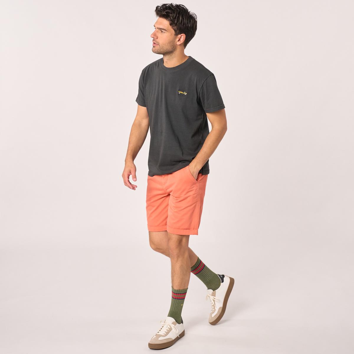 Bermuda en 100% coton bio - Orange