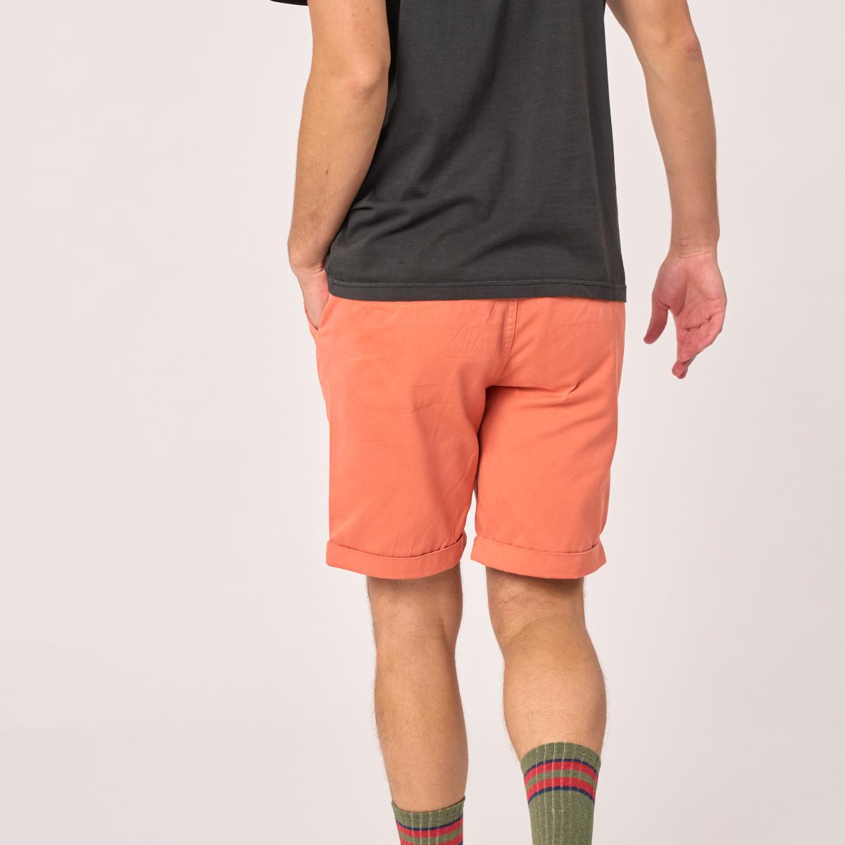 Bermuda en 100% coton bio - Orange