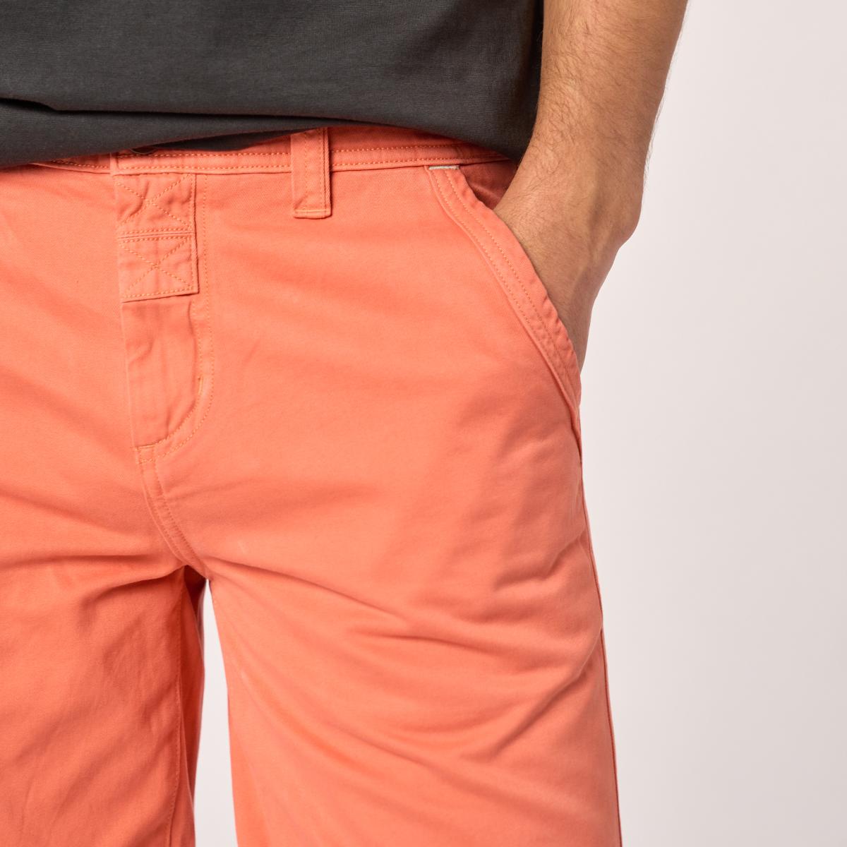 Bermuda en 100% coton bio - Orange