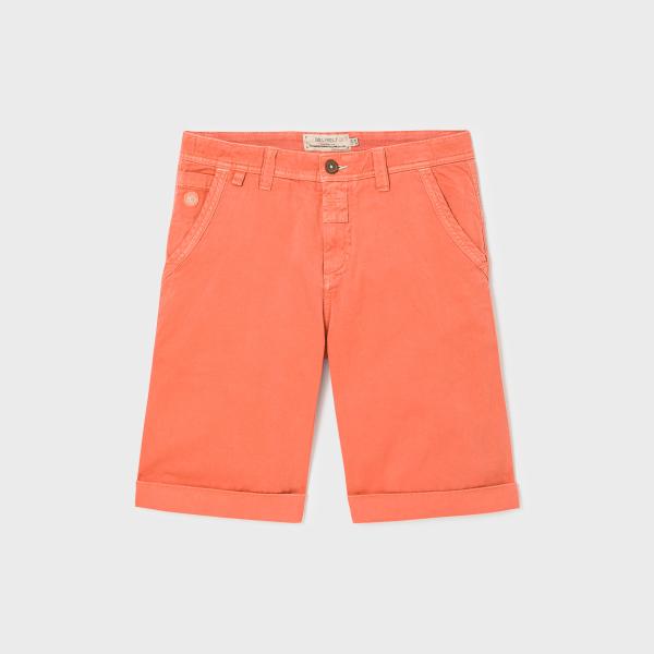 Bermuda en 100% coton bio - Orange
