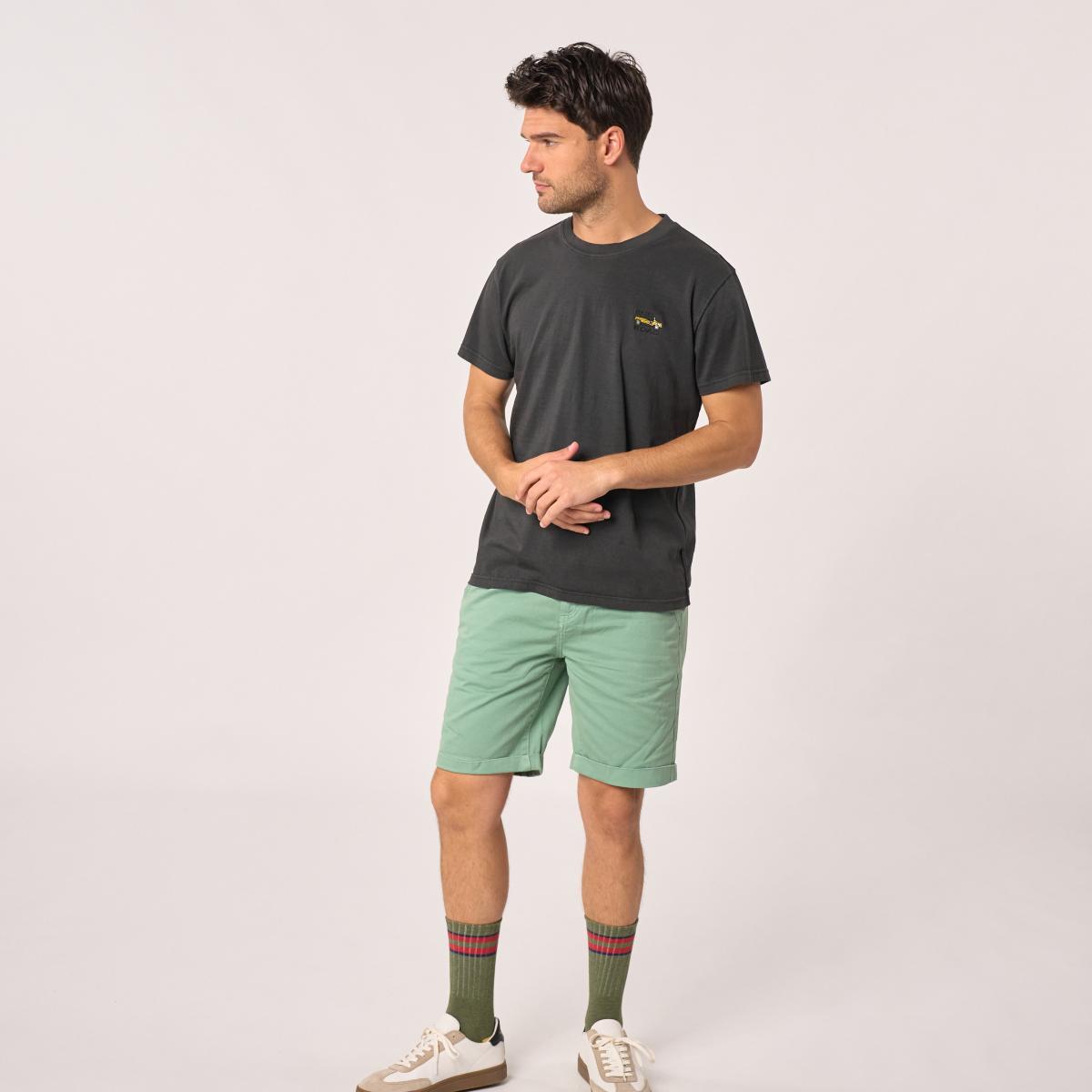 Bermuda en 100% coton bio - Vert