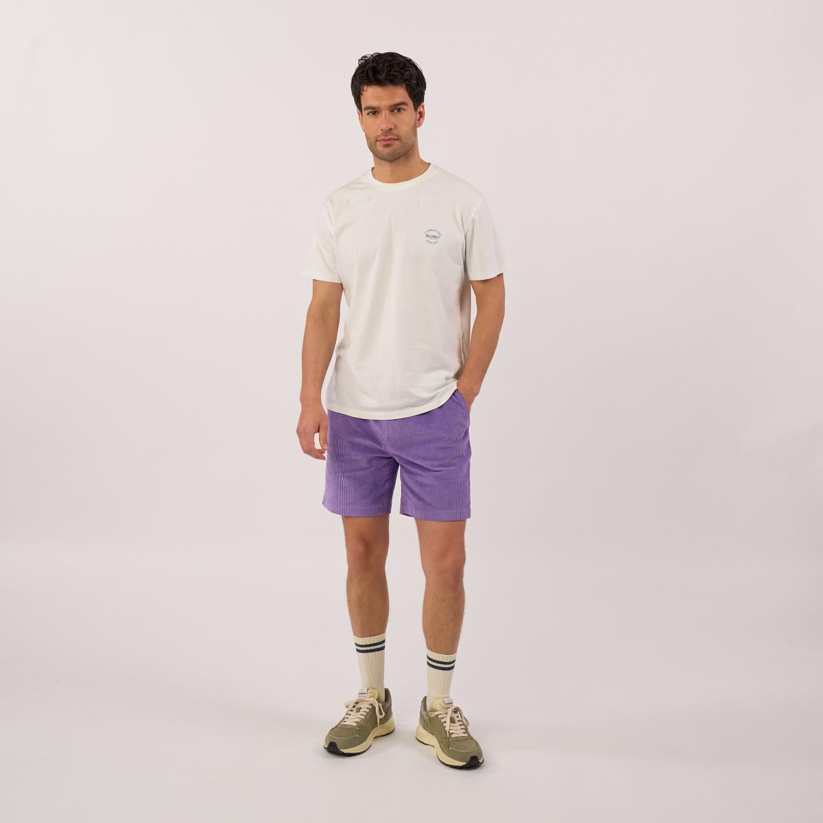 Short en velours - Violet