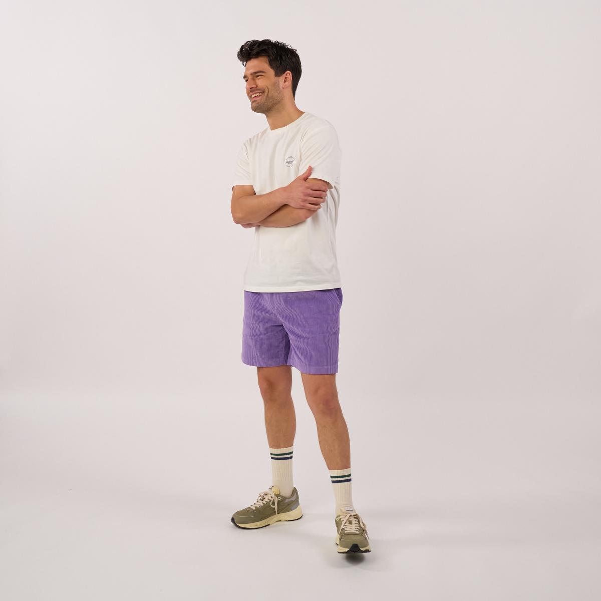 Short en velours - Violet