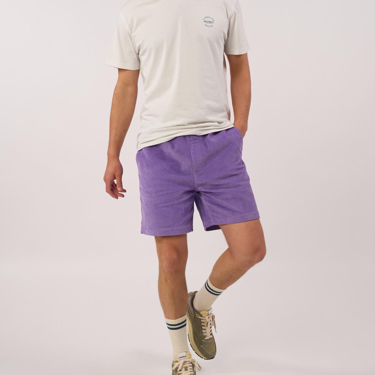 Short en velours - Violet