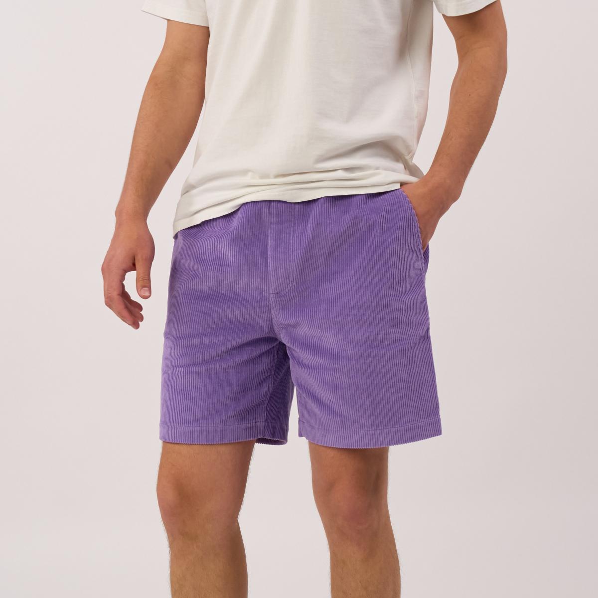 Short en velours - Violet