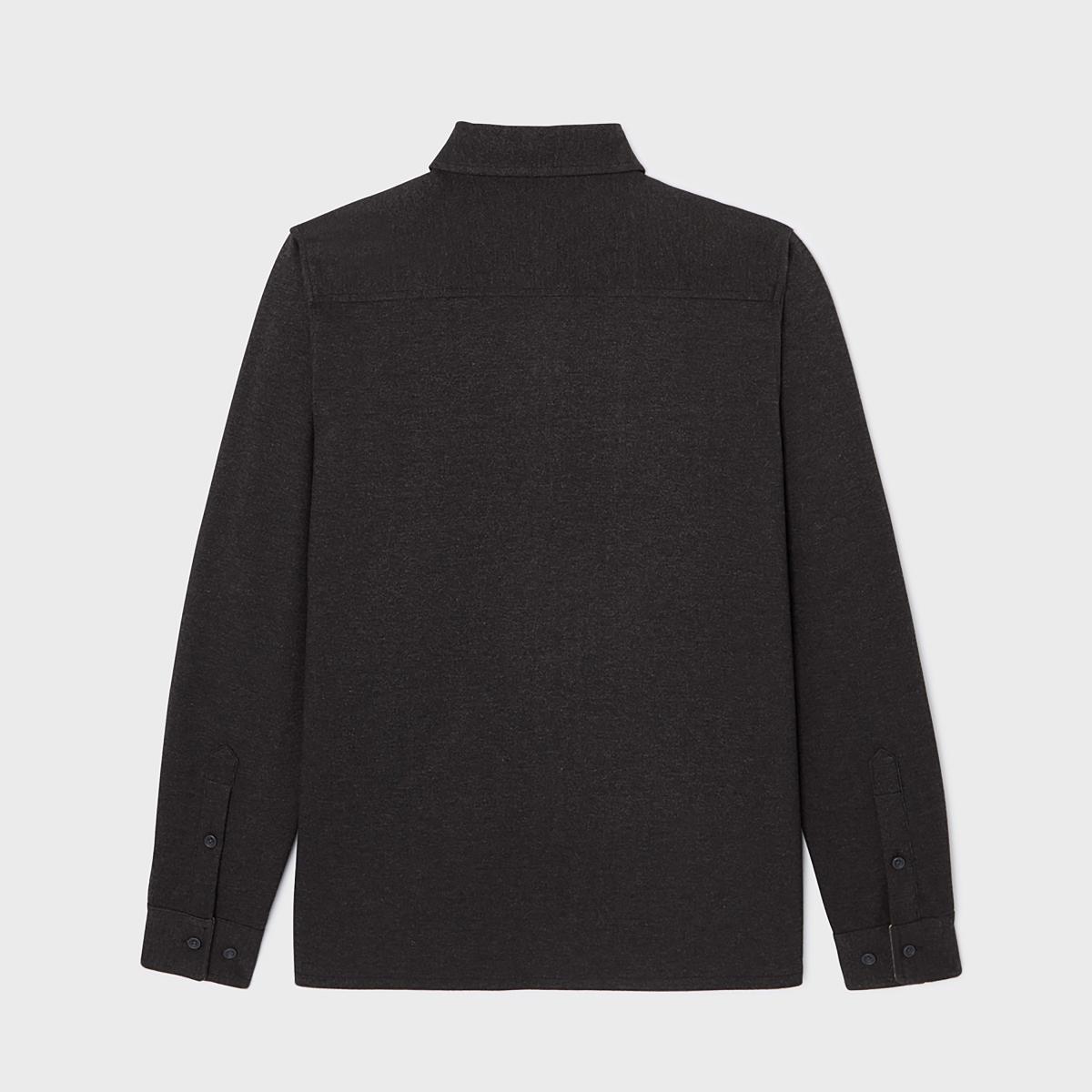 Surchemise en maille infroissable - Noir