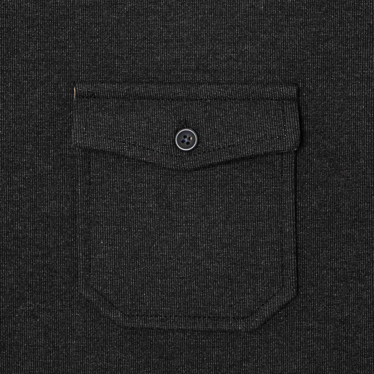 Surchemise en maille infroissable - Noir