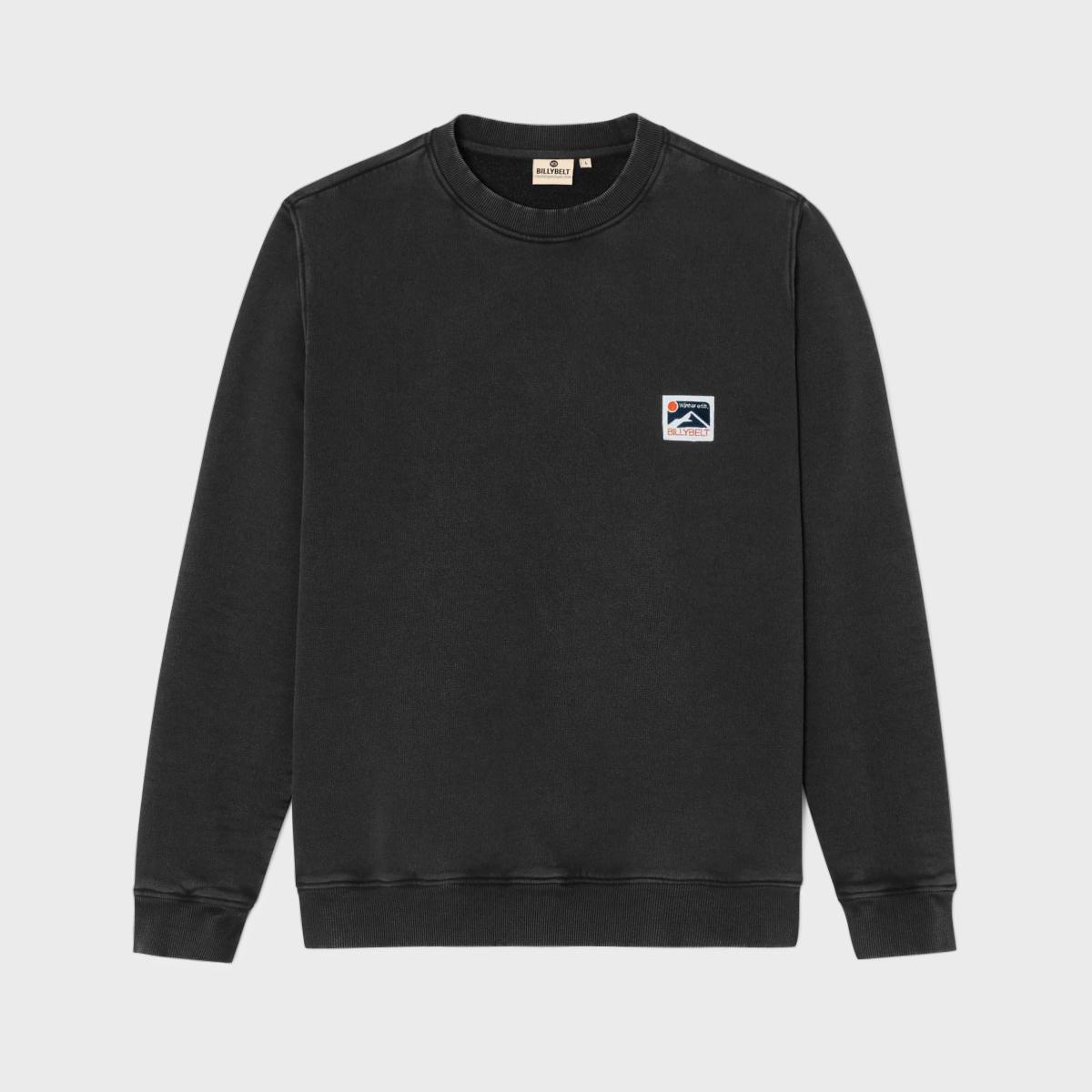 Sweat en 100% coton bio BILLYCLUB - Gris foncé