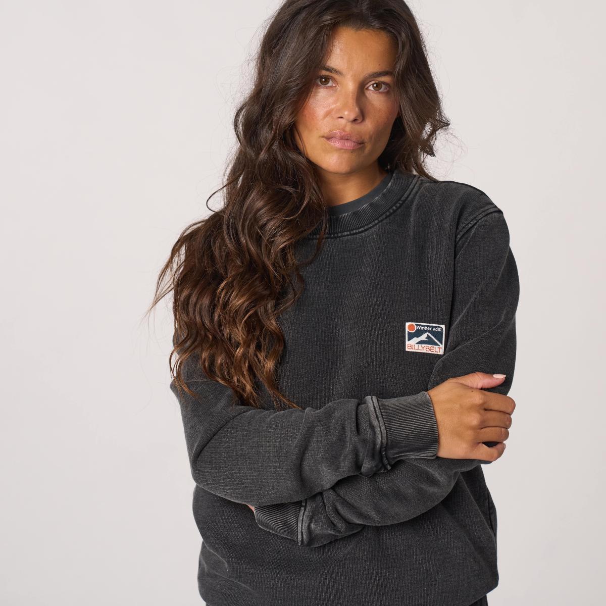 Sweat en 100% coton bio BILLYCLUB - Gris foncé