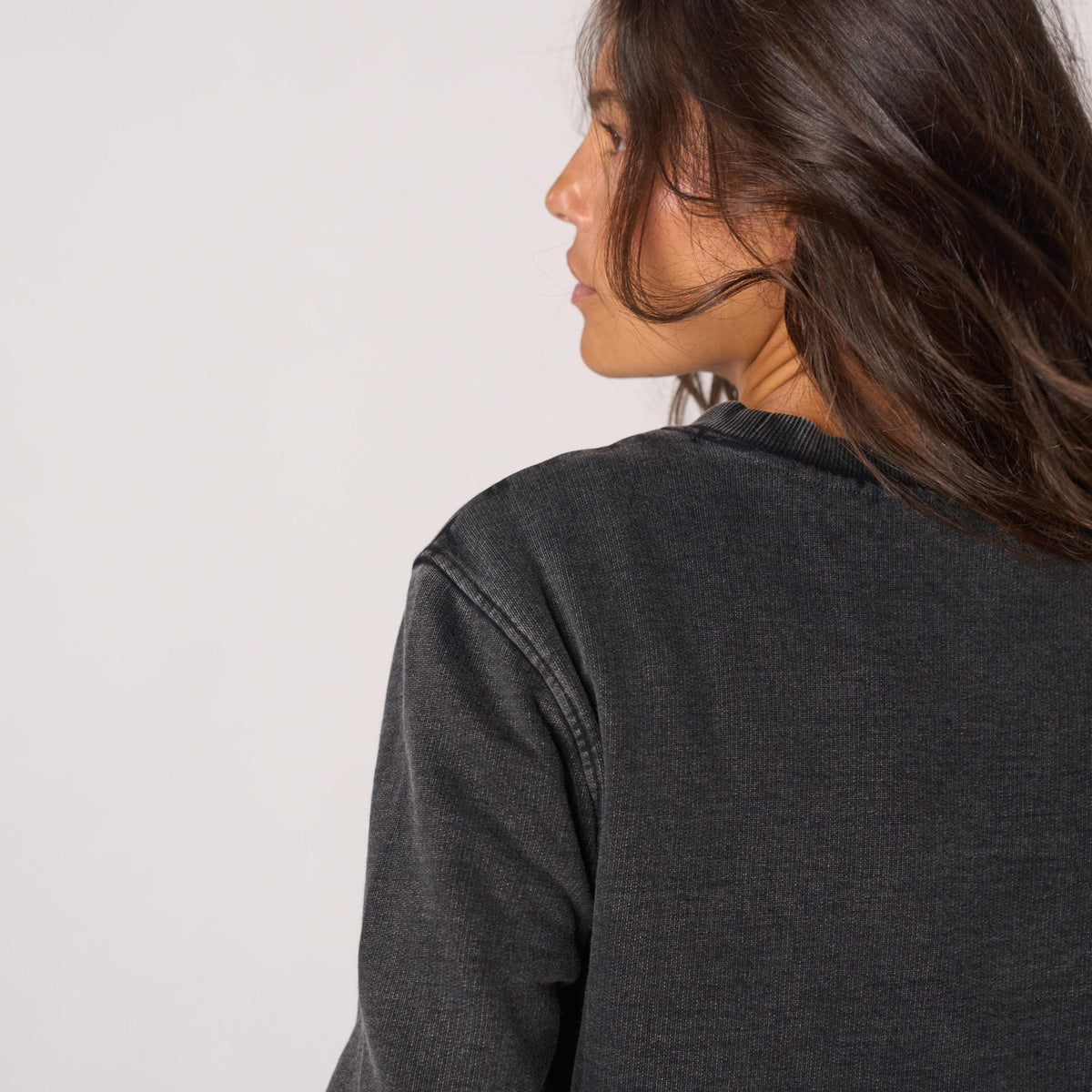 Sweat en 100% coton bio BILLYCLUB - Gris foncé