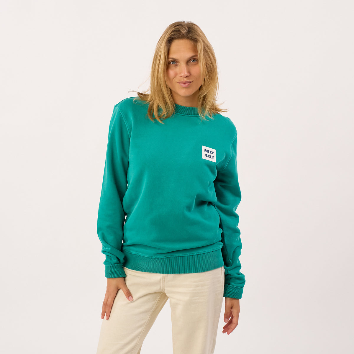 Sweat en 100% coton bio BILLYCLUB - Vert