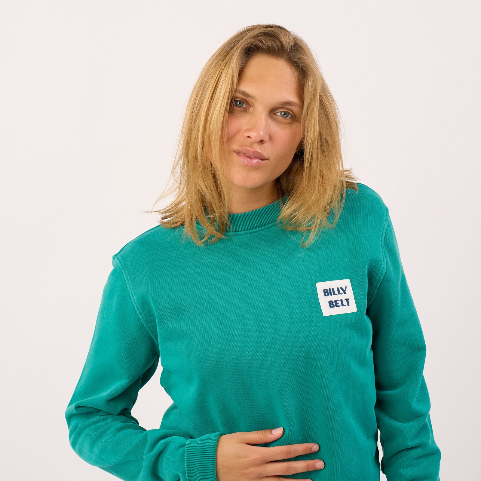 Sweat en 100% coton bio BILLYCLUB - Vert