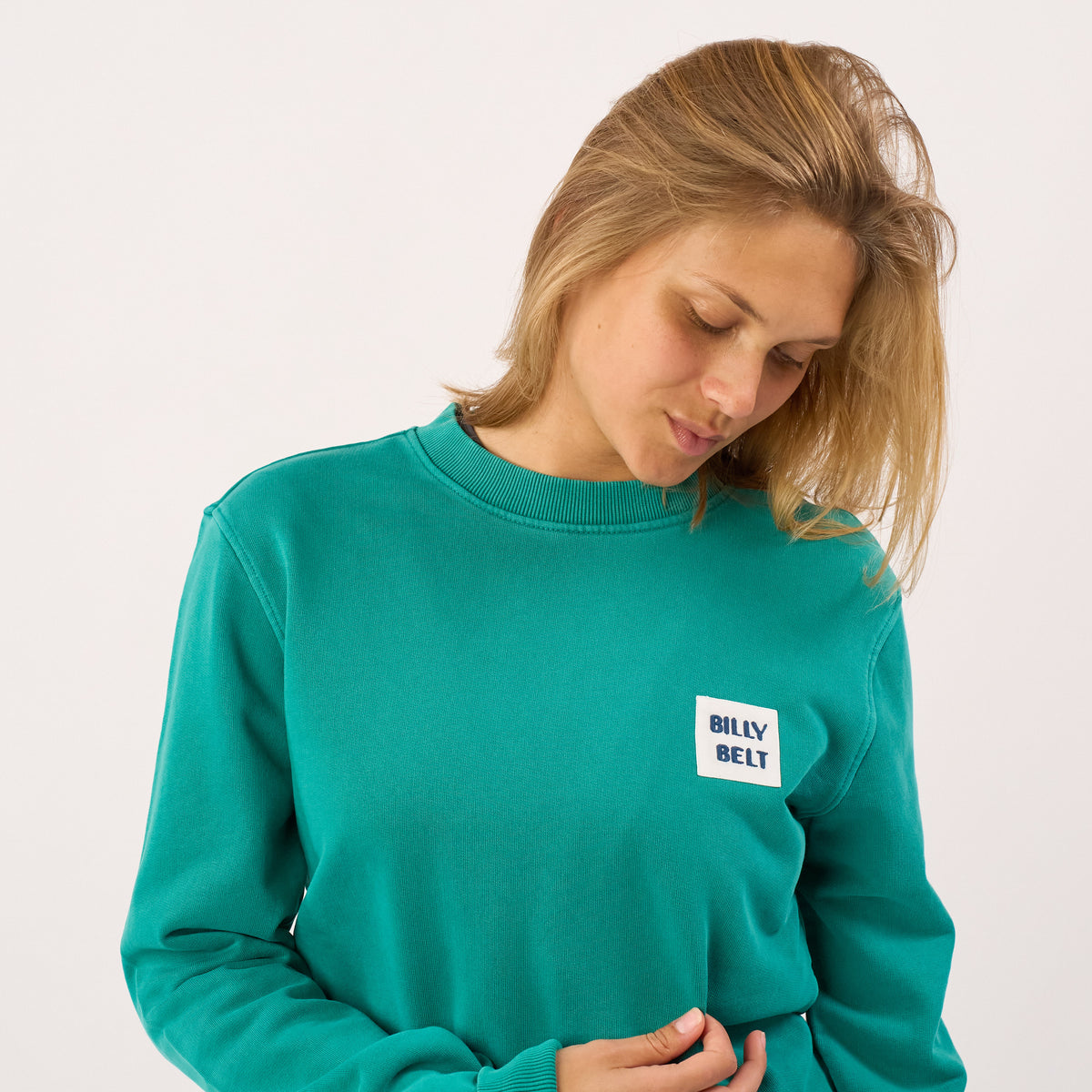 Sweat en 100% coton bio BILLYCLUB - Vert