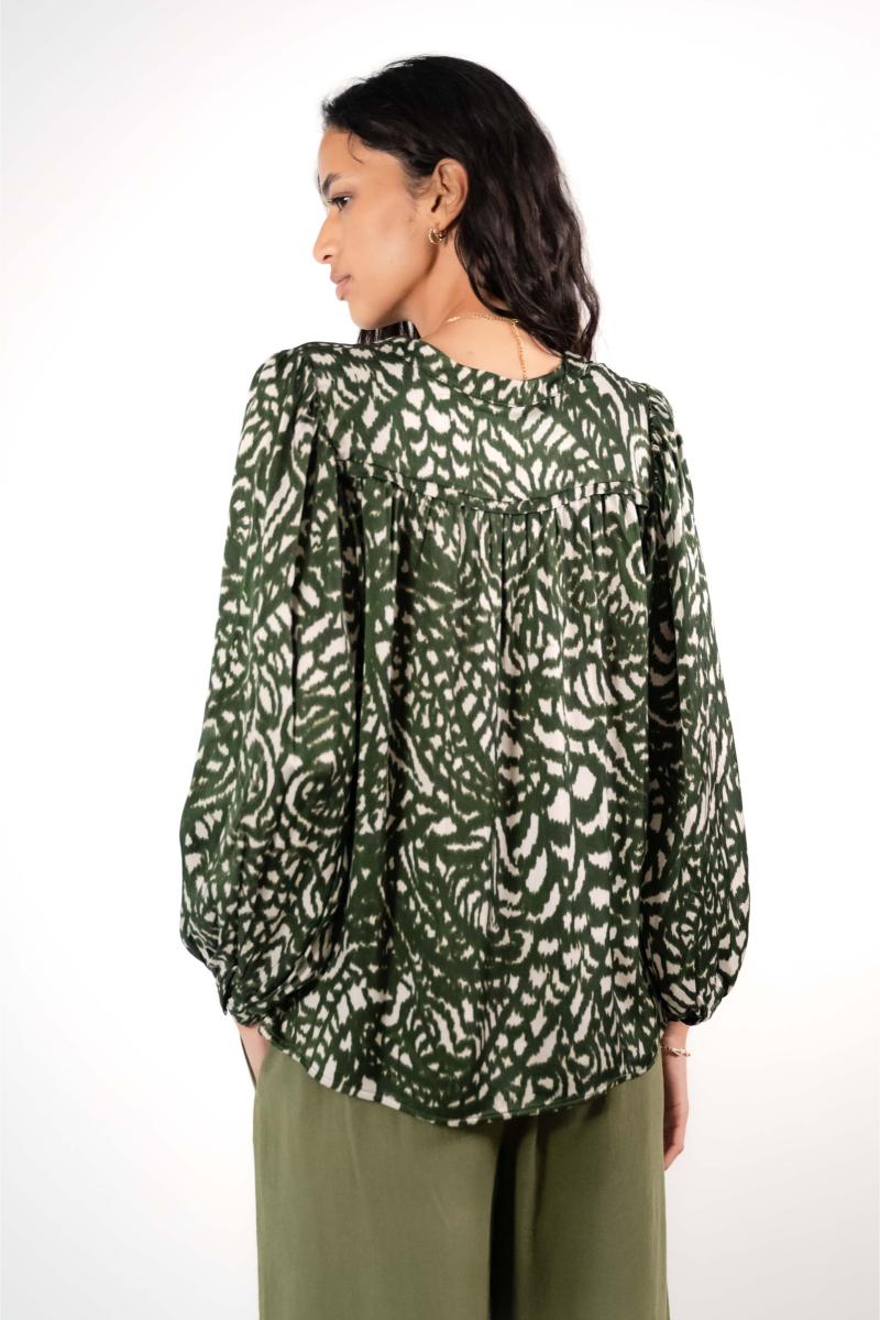 Chemise - Sydney - Khaki Cashmere