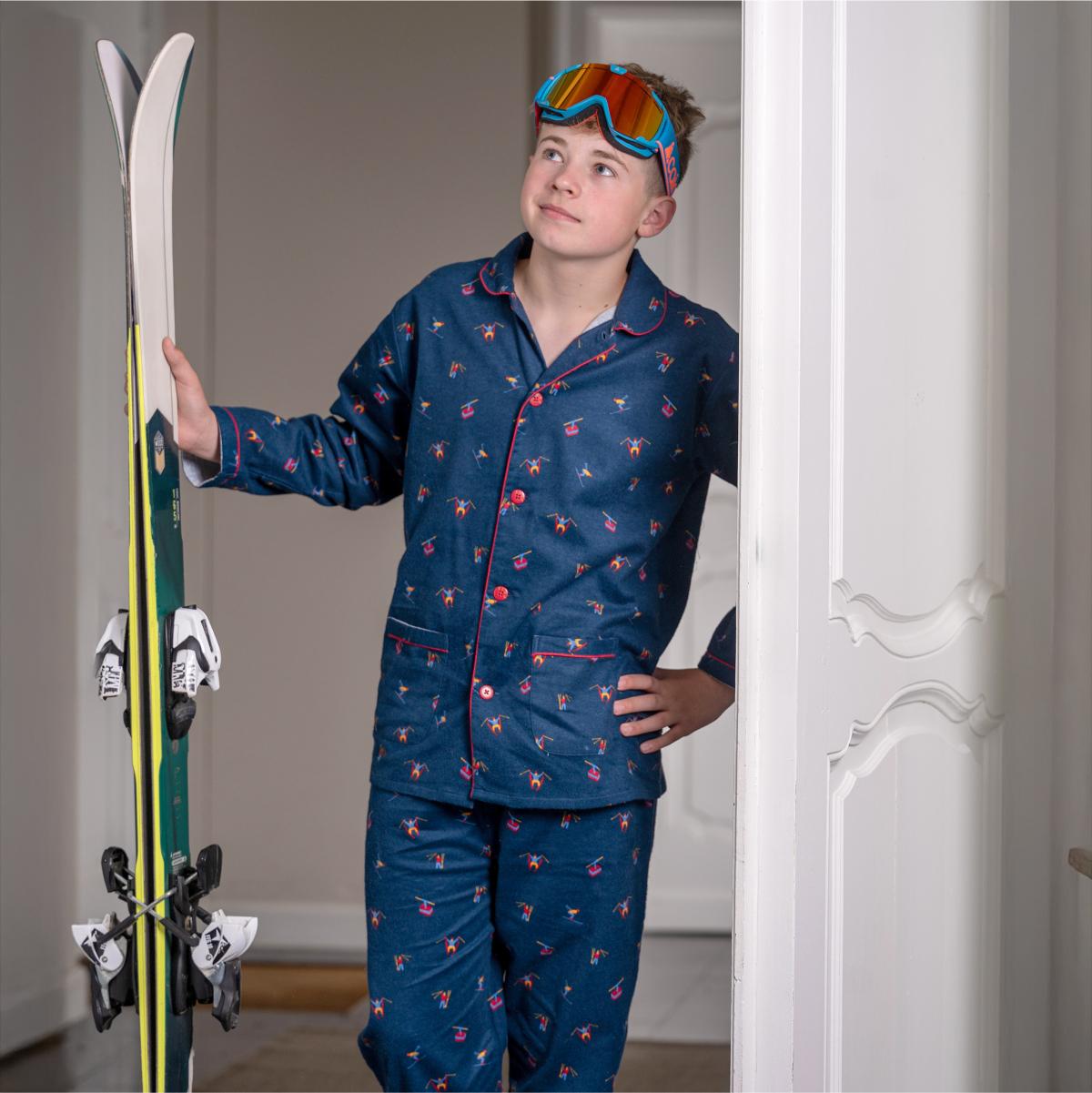 Pyjama flannelle - Kid - Bleu