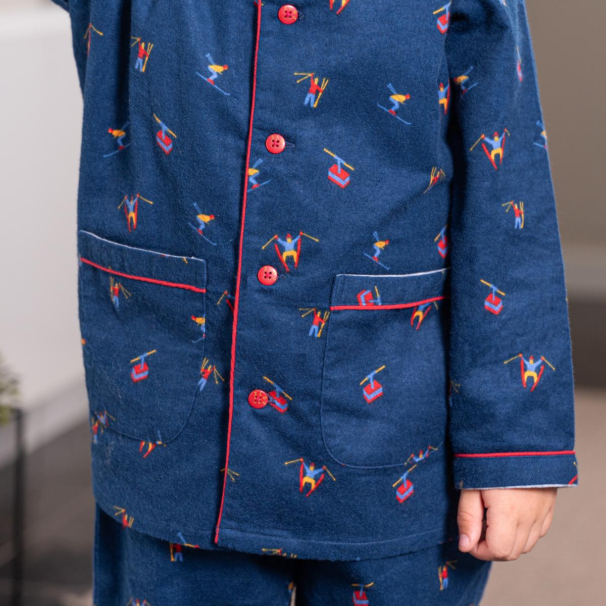 Pyjama flannelle - Kid - Bleu