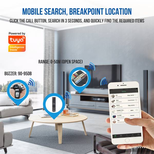 Localisateur Bluetooth Anti-Perte - Noir