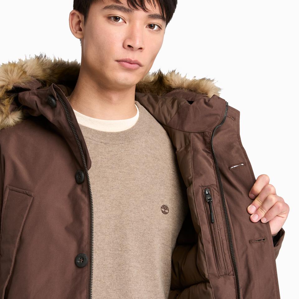 Scar Ridge Waterproof Parka Chocolate Brown