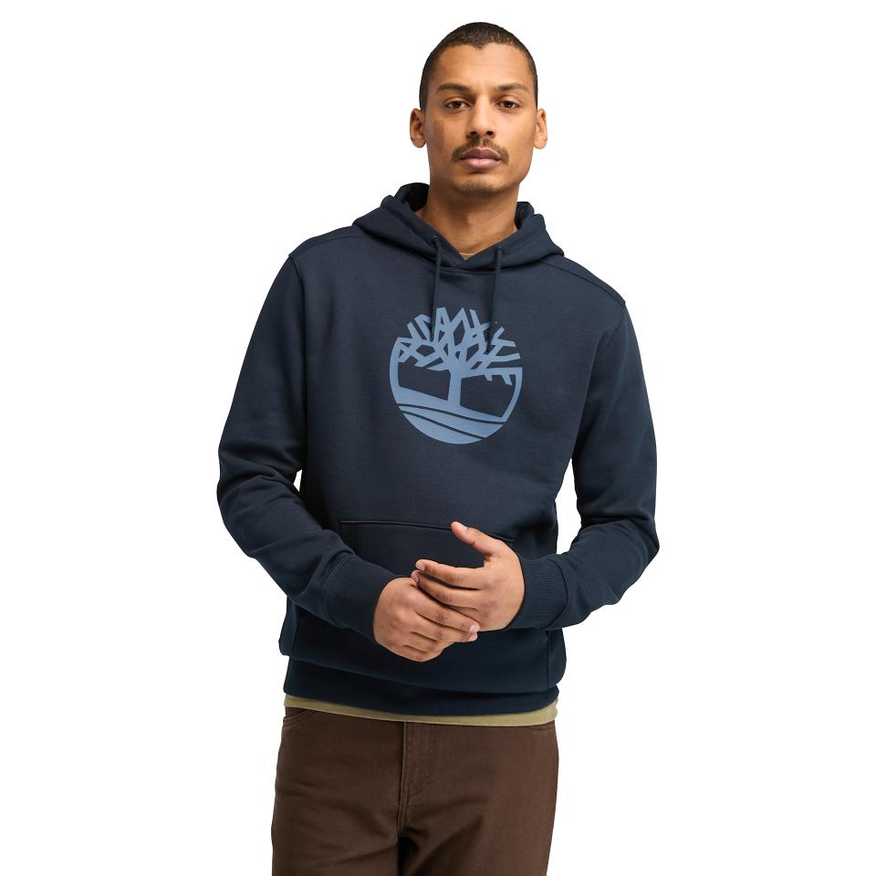 Kennebec River Tree Logo Hoodie Dark Sapphire
