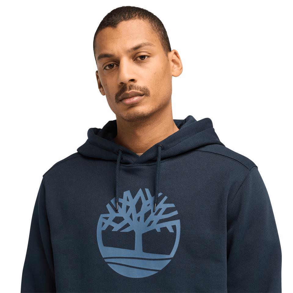 Kennebec River Tree Logo Hoodie Dark Sapphire