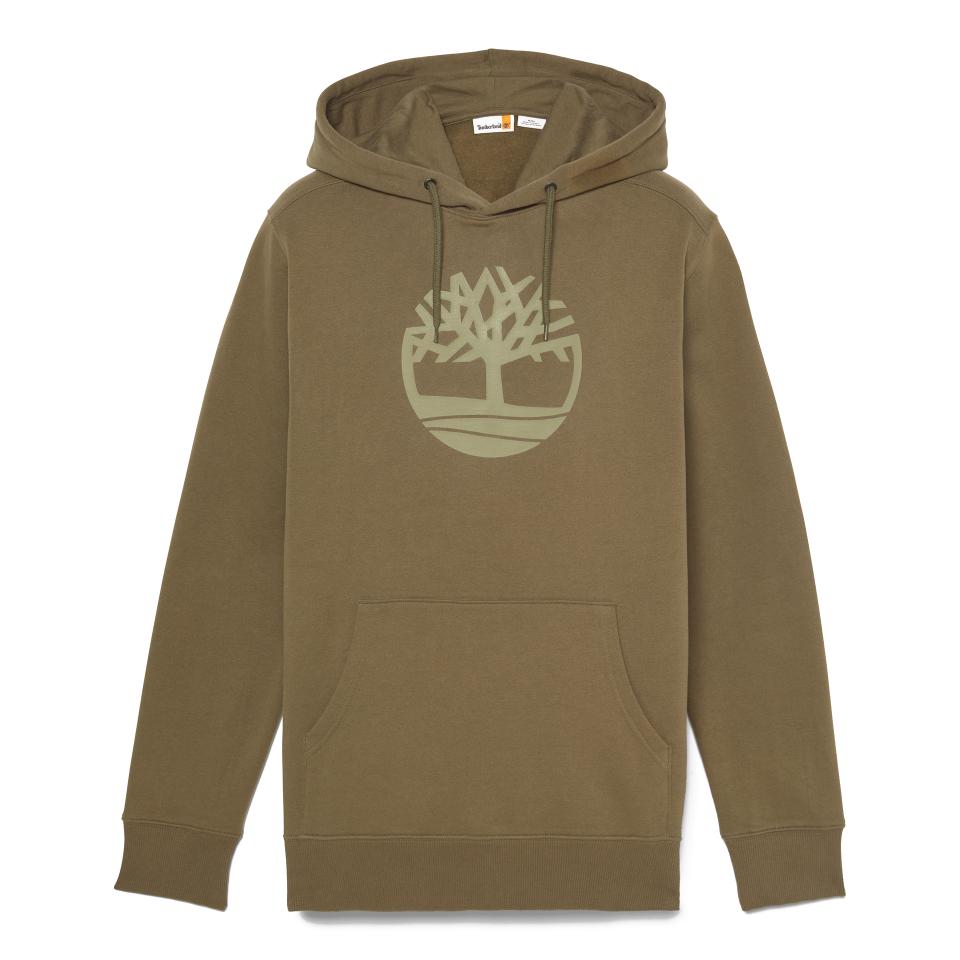 Kennebec River Tree Logo Hoodie Leaf Green