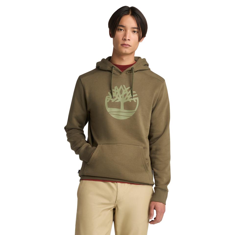 Kennebec River Tree Logo Hoodie Leaf Green