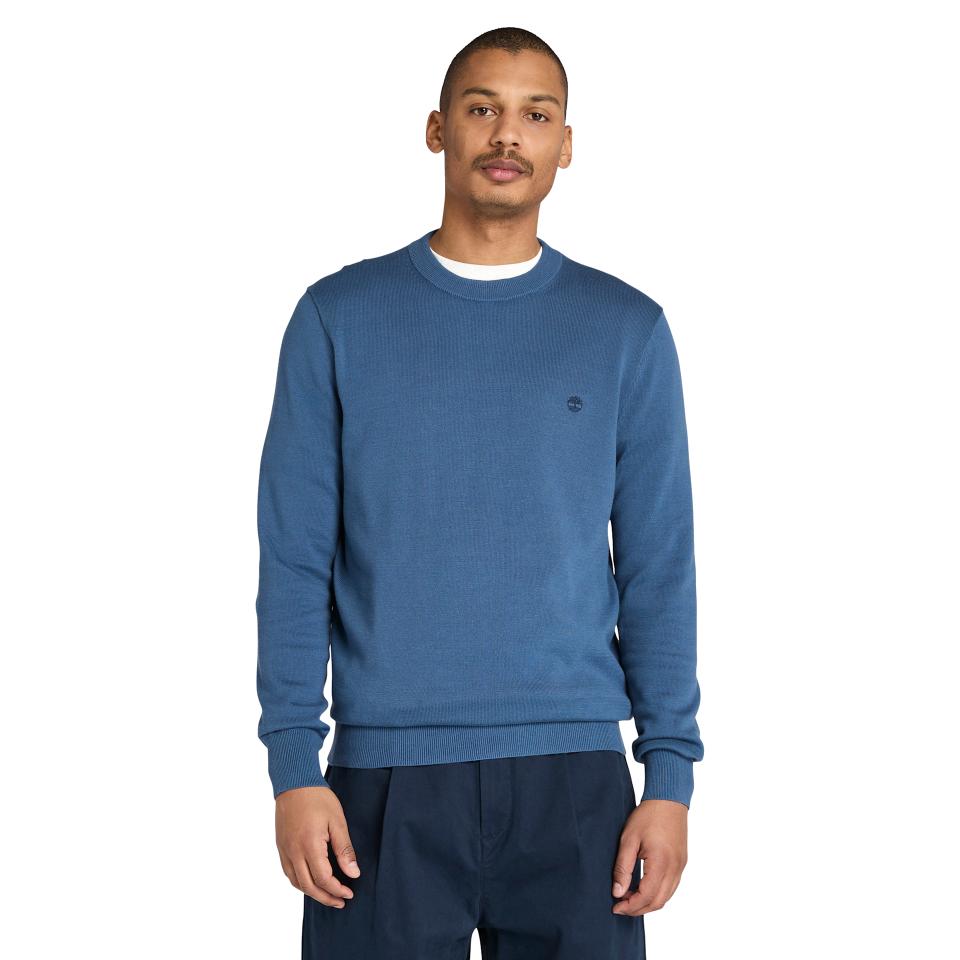 Williams River Cotton Yd Sweater Dark Denim