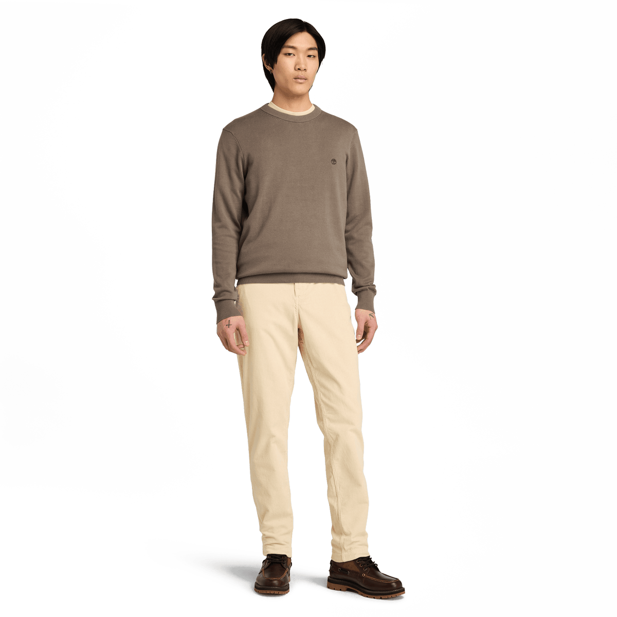 Williams River Cotton Yd Sweater Chocolate Chip