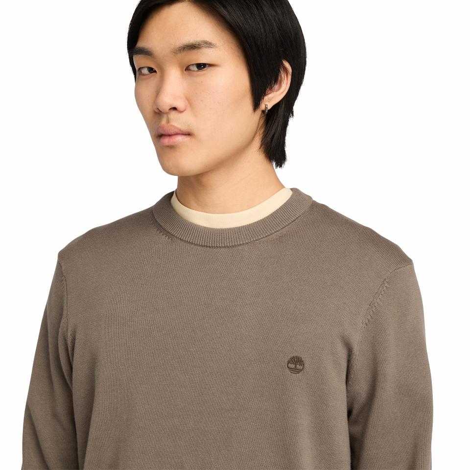 Williams River Cotton Yd Sweater Chocolate Chip