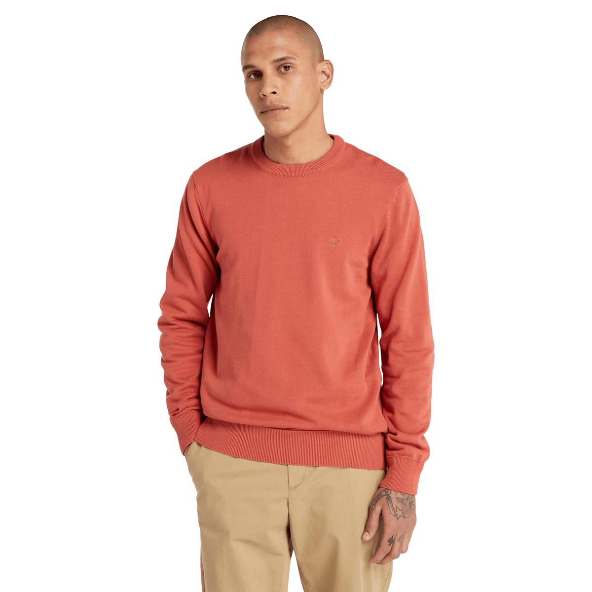 Williams River Cotton Yd Sweater Chili Oil-App