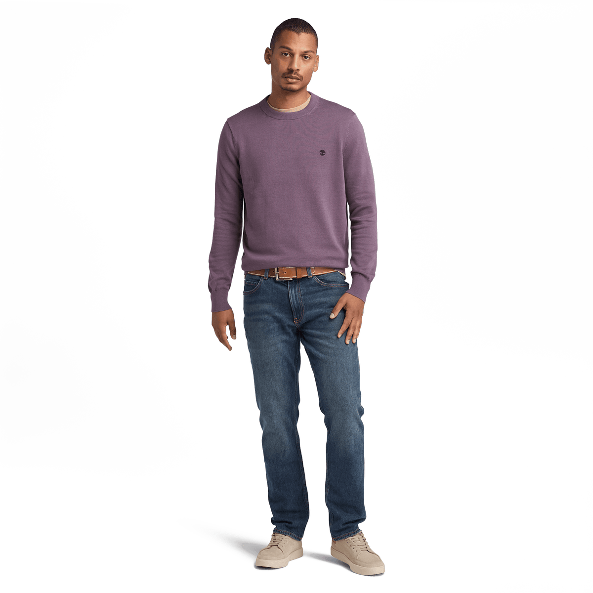 Williams River Cotton Yd Sweater Vintage Violet